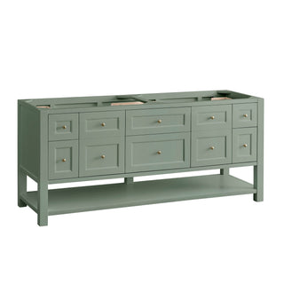 James Martin VanitiesBreckenridge 72" Double Vanity Base Only, Smokey Celadon330 - V72 - SCAloha Habitat