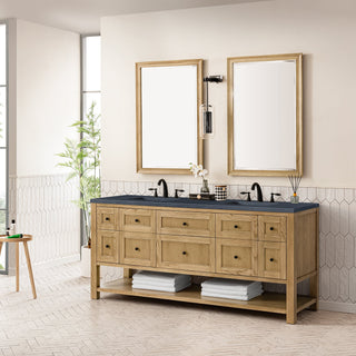 James Martin VanitiesBreckenridge 72" Double Vanity, Light Natural Oak w/ 3 CM Charcoal Soapstone Top330 - V72 - LNO - 3CSPAloha Habitat