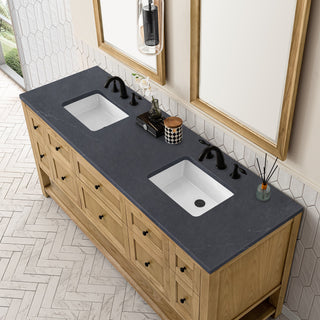 James Martin VanitiesBreckenridge 72" Double Vanity, Light Natural Oak w/ 3 CM Charcoal Soapstone Top330 - V72 - LNO - 3CSPAloha Habitat