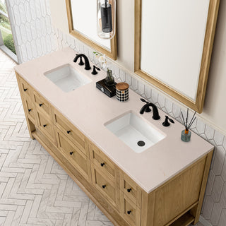 James Martin VanitiesBreckenridge 72" Double Vanity, Light Natural Oak w/ 3 CM Eternal Marfil Top330 - V72 - LNO - 3EMRAloha Habitat