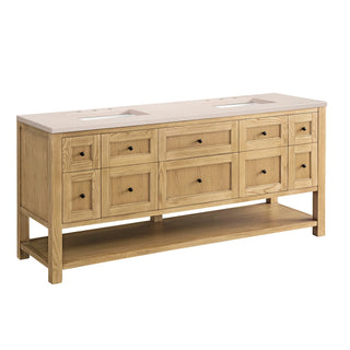 James Martin VanitiesBreckenridge 72" Double Vanity, Light Natural Oak w/ 3 CM Eternal Marfil Top330 - V72 - LNO - 3EMRAloha Habitat