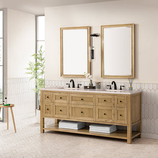 James Martin VanitiesBreckenridge 72" Double Vanity, Light Natural Oak w/ 3 CM Eternal Marfil Top330 - V72 - LNO - 3EMRAloha Habitat