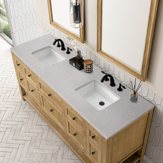 James Martin VanitiesBreckenridge 72" Double Vanity, Light Natural Oak w/ 3 CM Eternal Serena Top330 - V72 - LNO - 3ESRAloha Habitat