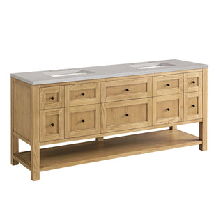 James Martin VanitiesBreckenridge 72" Double Vanity, Light Natural Oak w/ 3 CM Eternal Serena Top330 - V72 - LNO - 3ESRAloha Habitat