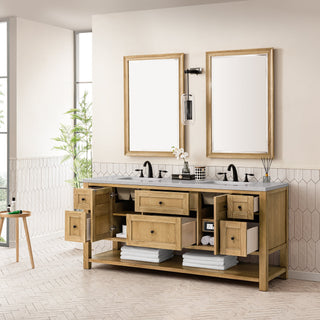 James Martin VanitiesBreckenridge 72" Double Vanity, Light Natural Oak w/ 3 CM Eternal Serena Top330 - V72 - LNO - 3ESRAloha Habitat