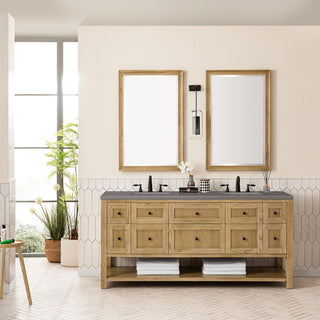 James Martin VanitiesBreckenridge 72" Double Vanity, Light Natural Oak w/ 3 CM Grey Expo Top330 - V72 - LNO - 3GEXAloha Habitat