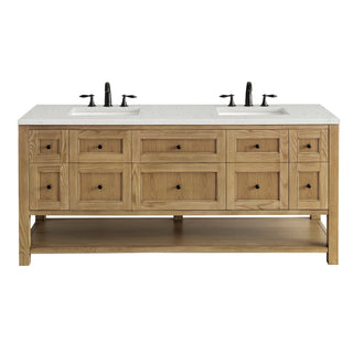 James Martin VanitiesBreckenridge 72" Double Vanity, Light Natural Oak w/ 3 CM Lime Delight Top330 - V72 - LNO - 3LDLAloha Habitat