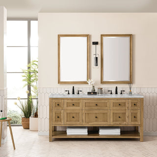 James Martin VanitiesBreckenridge 72" Double Vanity, Light Natural Oak w/ 3 CM Victorian Silver Top330 - V72 - LNO - 3VSLAloha Habitat