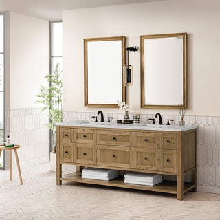 James Martin VanitiesBreckenridge 72" Double Vanity, Light Natural Oak w/ 3 CM Victorian Silver Top330 - V72 - LNO - 3VSLAloha Habitat