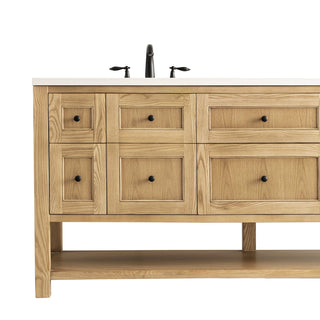 James Martin VanitiesBreckenridge 72" Double Vanity, Light Natural Oak w/ 3 CM White Zeus Top330 - V72 - LNO - 3WZAloha Habitat