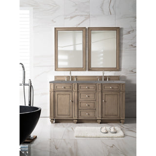 James Martin VanitiesBristol 60" Double Vanity, Whitewashed Walnut w/ 3 CM Grey Expo Quartz Top157 - V60D - WW - 3GEXAloha Habitat