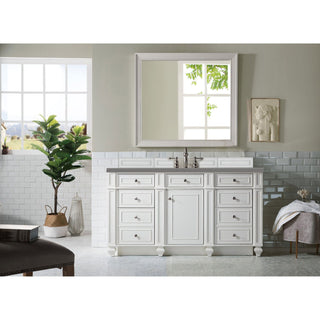 James Martin VanitiesBristol 60" Single Vanity, Bright White w/ 3 CM Grey Expo Quartz Top157 - V60S - BW - 3GEXAloha Habitat