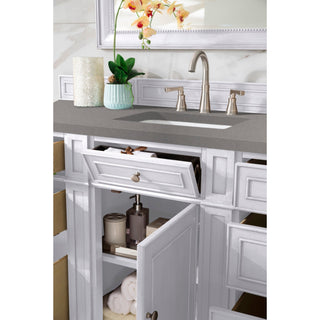 James Martin VanitiesBristol 60" Single Vanity, Bright White w/ 3 CM Grey Expo Quartz Top157 - V60S - BW - 3GEXAloha Habitat