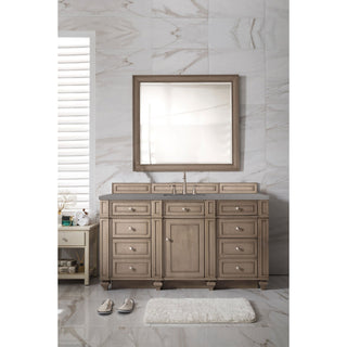 James Martin VanitiesBristol 60" Single Vanity, Whitewashed Walnut w/ 3 CM Grey Expo Quartz Top157 - V60S - WW - 3GEXAloha Habitat