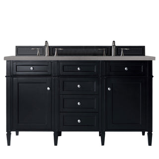 James Martin VanitiesBrittany 60" Double Vanity, Black Onyx w/ 3 CM Grey Expo Quartz Top650 - V60D - BKO - 3GEXAloha Habitat