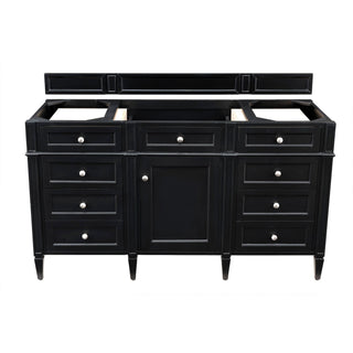 James Martin VanitiesBrittany 60" Single Vanity, Black Onyx, w/ 3 CM Grey Expo Quartz Top650 - V60S - BKO - 3GEXAloha Habitat