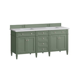 James Martin VanitiesBrittany 72" Double Vanity, Smokey Celadon w/ 3 CM Arctic Fall Top650 - V72 - SC - 3AFAloha Habitat
