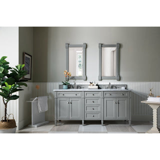 James Martin VanitiesBrittany 72" Double Vanity, Urban Gray w/ 3 CM Carrara Marble Top650 - V72 - UGR - 3CARAloha Habitat
