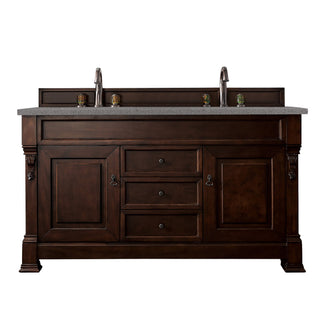 James Martin VanitiesBrookfield 60" Double Vanity, Burnished Mahogany w/ 3 CM Grey Expo Quartz Top147 - 114 - 5661 - 3GEXAloha Habitat