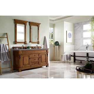 James Martin VanitiesBrookfield 60" Double Vanity, Country Oak w/ 3 CM Grey Expo Quartz Top147 - 114 - 5671 - 3GEXAloha Habitat