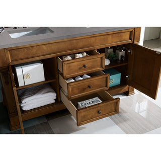 James Martin VanitiesBrookfield 60" Double Vanity, Country Oak w/ 3 CM Grey Expo Quartz Top147 - 114 - 5671 - 3GEXAloha Habitat