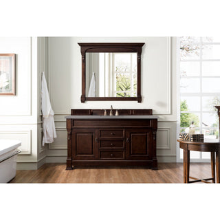 James Martin VanitiesBrookfield 60" Single Vanity, Burnished Mahogany w/ 3 CM Grey Expo Quartz Top147 - 114 - 5361 - 3GEXAloha Habitat