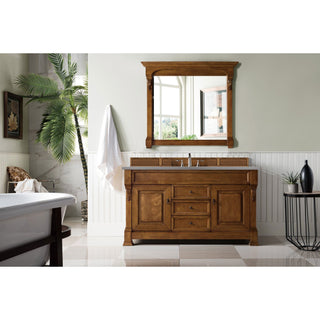 James Martin VanitiesBrookfield 60" Single Vanity, Country Oak w/ 3 CM Grey Expo Quartz Top147 - 114 - 5371 - 3GEXAloha Habitat