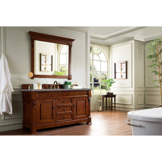 James Martin VanitiesBrookfield 60" Single Vanity, Warm Cherry w/ 3 CM Grey Expo Quartz Top147 - 114 - 5381 - 3GEXAloha Habitat