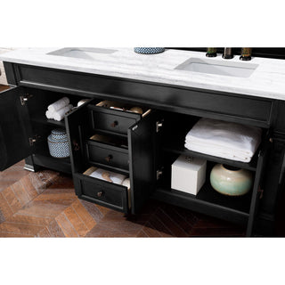 James Martin VanitiesBrookfield 72" Double Vanity, Antique Black w/ 3 CM Arctic Fall Solid Surface Top147 - 114 - 5731 - 3AFAloha Habitat