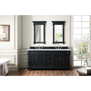 James Martin VanitiesBrookfield 72" Double Vanity, Antique Black w/ 3 CM Carrara Marble Top147 - 114 - 5731 - 3CARAloha Habitat