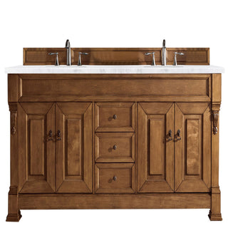 James Martin VanitiesBrookfield 72" Double Vanity, Country Oak w/ 3 CM Arctic Fall Solid Surface Top147 - 114 - 5771 - 3AFAloha Habitat