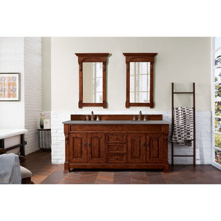 James Martin VanitiesBrookfield 72" Double Vanity, Warm Cherry w/ 3 CM Grey Expo Quartz Top147 - 114 - 5781 - 3GEXAloha Habitat