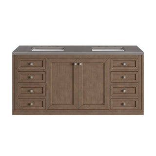 James Martin VanitiesChicago 60" Double Vanity, Whitewashed Walnut w/ 3 CM Grey Expo Quartz Top305 - V60D - WWW - 3GEXAloha Habitat