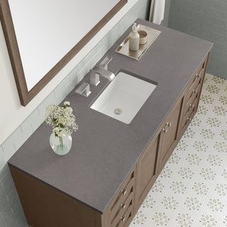 James Martin VanitiesChicago 60" Single Vanity, Whitewashed Walnut w/ 3 CM Grey Expo Quartz Top305 - V60S - WWW - 3GEXAloha Habitat