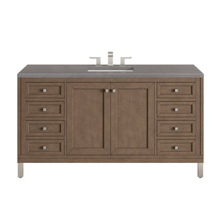 James Martin VanitiesChicago 60" Single Vanity, Whitewashed Walnut w/ 3 CM Grey Expo Quartz Top305 - V60S - WWW - 3GEXAloha Habitat