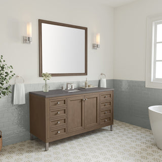 James Martin VanitiesChicago 60" Single Vanity, Whitewashed Walnut w/ 3 CM Grey Expo Quartz Top305 - V60S - WWW - 3GEXAloha Habitat