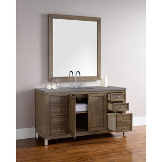 James Martin VanitiesChicago 60" Single Vanity, Whitewashed Walnut w/ 3 CM Grey Expo Quartz Top305 - V60S - WWW - 3GEXAloha Habitat