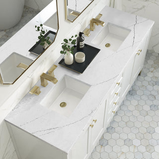 James Martin VanitiesChicago 72" Double Vanity, Glossy White w/ 3 CM Ethereal Noctis Top305 - V72 - GW - 3ENCAloha Habitat