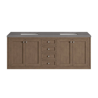 James Martin VanitiesChicago 72" Double Vanity, Whitewashed Walnut w/ 3 CM Grey Expo Quartz Top305 - V72 - WWW - 3GEXAloha Habitat