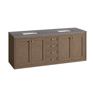 James Martin VanitiesChicago 72" Double Vanity, Whitewashed Walnut w/ 3 CM Grey Expo Quartz Top305 - V72 - WWW - 3GEXAloha Habitat