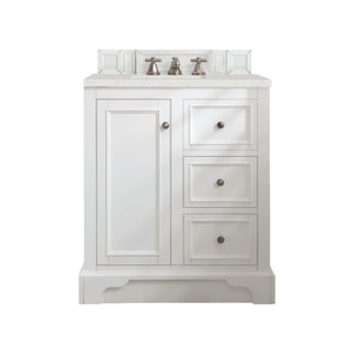 James Martin VanitiesDe Soto 30" Single Vanity, Bright White w/ 3 CM Lime Delight Quartz Top825 - V30 - BW - 3LDLAloha Habitat