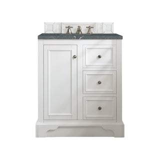 James Martin VanitiesDe Soto 30" Single Vanity, Bright White w/ 3 CM Parisien Bleu Quartz Top825 - V30 - BW - 3PBLAloha Habitat