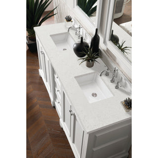 James Martin VanitiesDe Soto 72" Double Vanity, Bright White w/ 3 CM Lime Delight Quartz Top825 - V72 - BW - 3LDLAloha Habitat