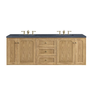 James Martin VanitiesLaurent 72" Double Vanity, Light Natural Oak w/ 3 CM Charcoal Soapstone Top545 - V72 - LNO - 3CSPAloha Habitat
