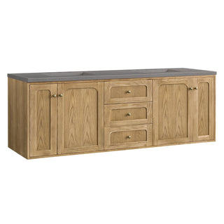 James Martin VanitiesLaurent 72" Double Vanity, Light Natural Oak w/ 3 CM Grey Expo Top545 - V72 - LNO - 3GEXAloha Habitat