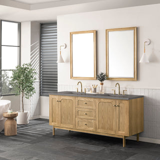 James Martin VanitiesLaurent 72" Double Vanity, Light Natural Oak w/ 3 CM Grey Expo Top545 - V72 - LNO - 3GEXAloha Habitat