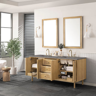 James Martin VanitiesLaurent 72" Double Vanity, Light Natural Oak w/ 3 CM Grey Expo Top545 - V72 - LNO - 3GEXAloha Habitat