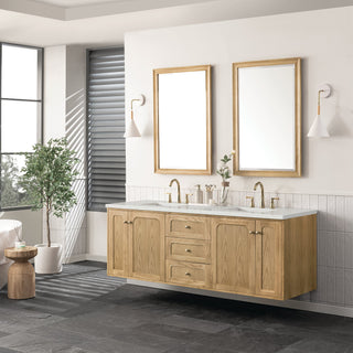 James Martin VanitiesLaurent 72" Double Vanity, Light Natural Oak w/ 3 CM Lime Delight Top545 - V72 - LNO - 3LDLAloha Habitat