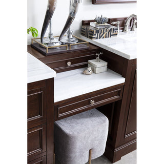 James MartinDe Soto 94" Double Vanity Set - Burnished Mahogany with 3 CM Stone Top825-V94-BNM-DU-AFAloha Habitat