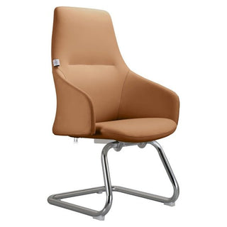 LeisureModLeisureMod | Celeste Series Guest Office Chair in White Leather | CGO20CGO20LBRLAloha Habitat